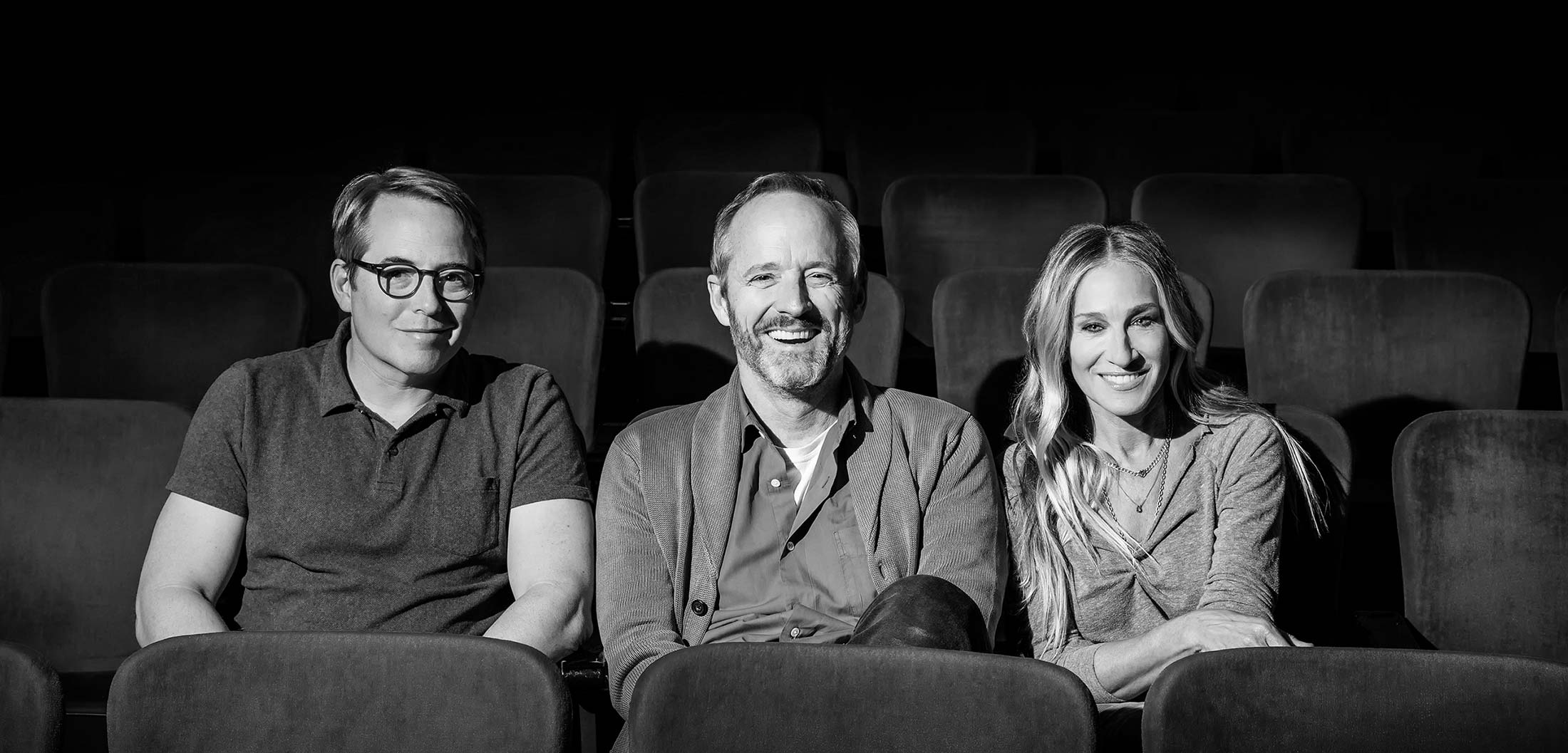 Photo of Matthew Broderick, Sarah Jessica Parker and John Benjamin Hickey